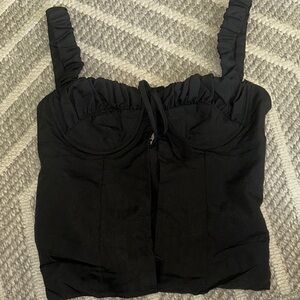 Elegant Black Women's Top